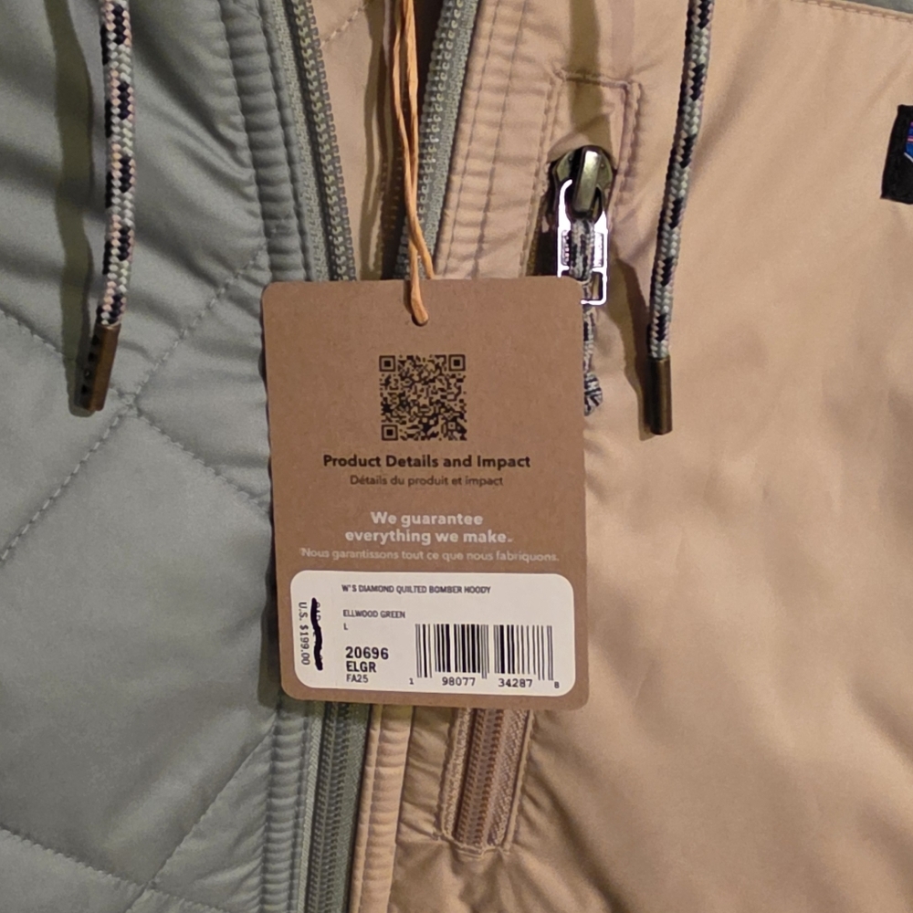 Patagonia Womens Diamond Quilted Bomber Hoody - Picture 3 of 3